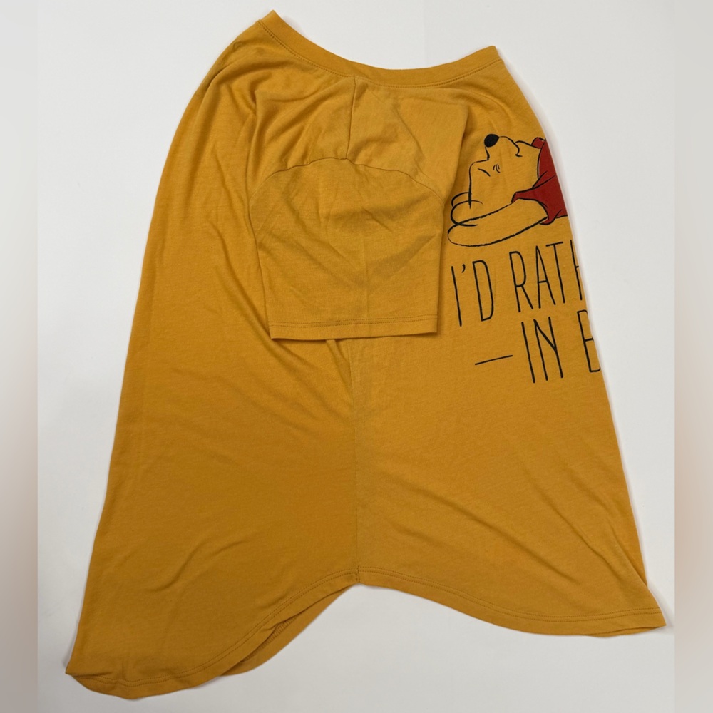 Winnie the Pooh Bear Sleep Shirt Disney T Shirt Graphic Tee Lounge Wear Top PJs - Picture 7 of 17
